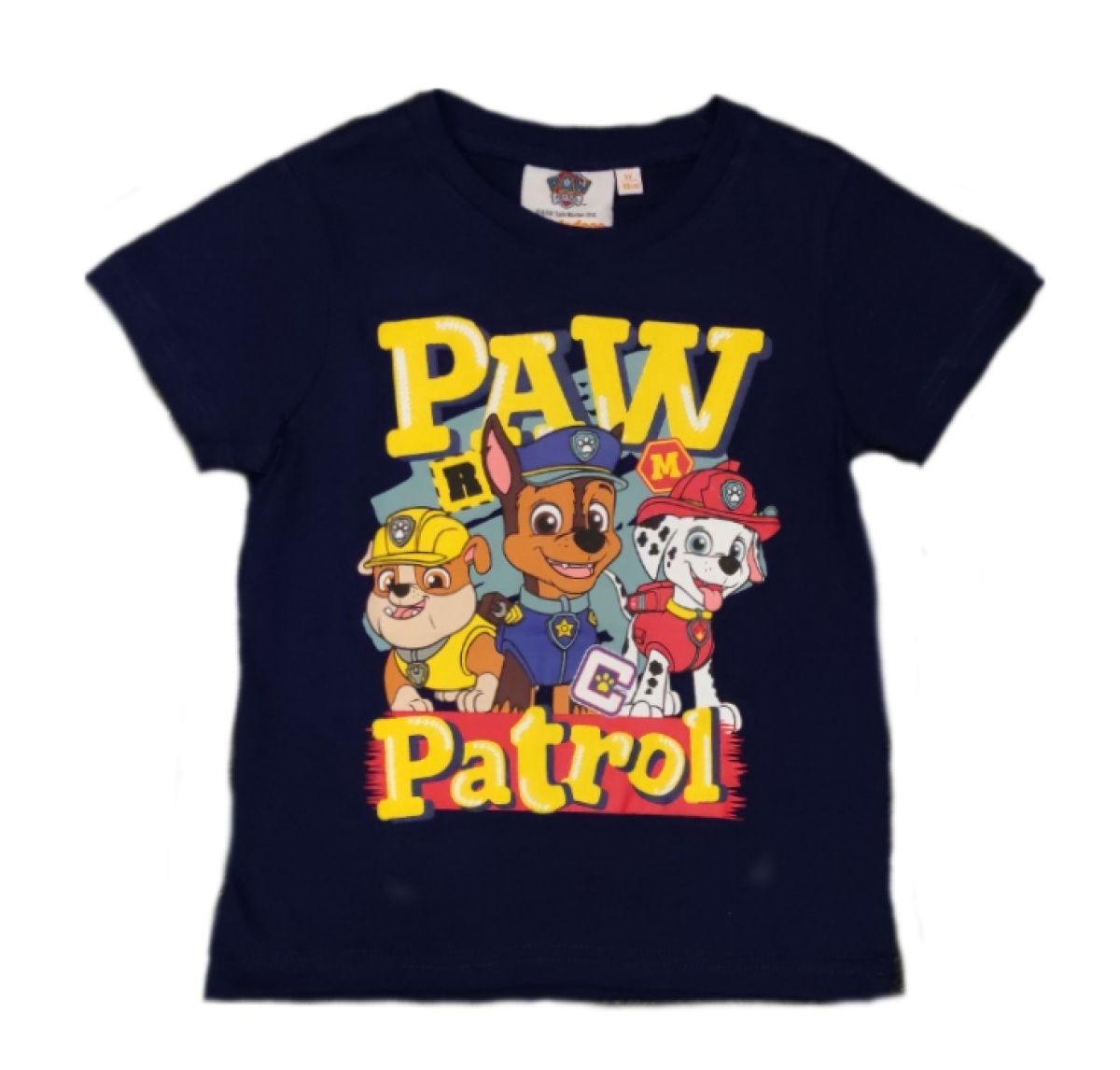 PAW Patrol T-Shirt Dunkelblau "R, C, M"